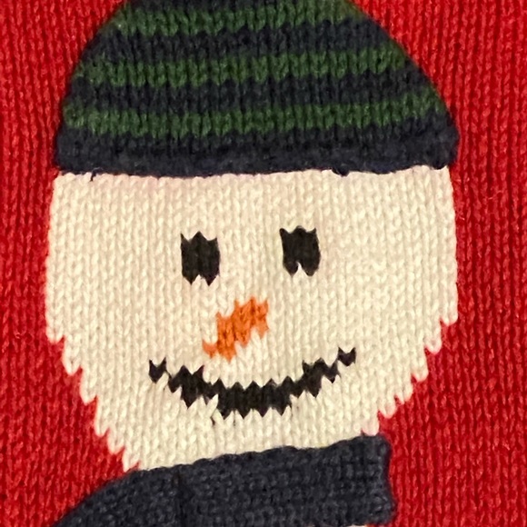 Kids unisex Frost brand red Snowman Sweater - Picture 5 of 9